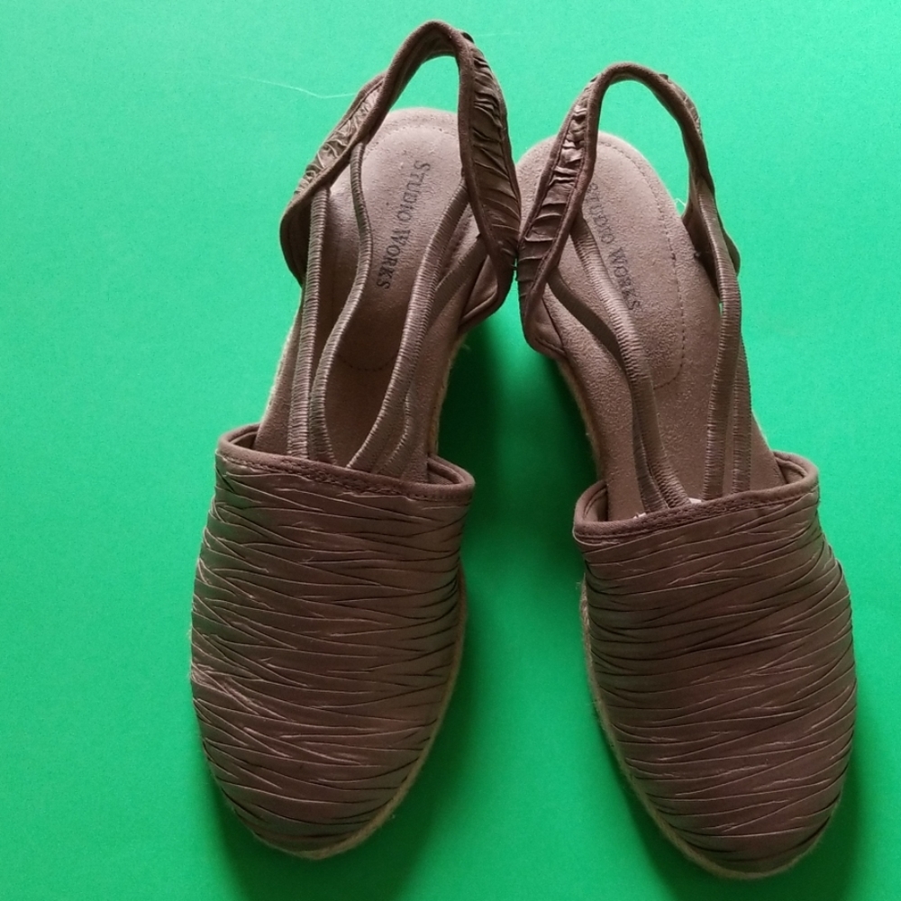 wedge sandals by studio works